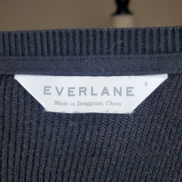 Everlane Black Knit Top Small - Picture 6 of 7